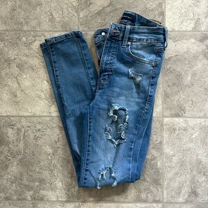 Aeropostale Super High Rise Jegging Used 0 Regular